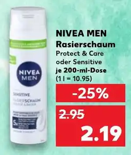 Kaufland NIVEA MEN Rasierschaum Angebot