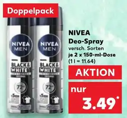 Kaufland NIVEA Deo-Spray Angebot