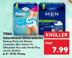 Kaufland TENA Inkontinenz Unterwäsche Angebot