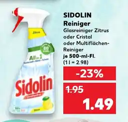 Kaufland SIDOLIN Reiniger Angebot