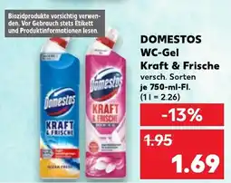 Kaufland DOMESTOS WC-Gel Kraft & Frische Angebot