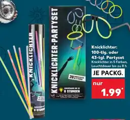 Kaufland Knicklichter: 100-tlg. oder 43-tgl. KNICKLICHTER Partyset Angebot