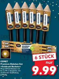 Kaufland COMET Premium Raketen-Set Goldrush Rockets Angebot