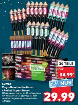 Kaufland COMET Mega Raketen Sortiment Rocket Super Stars Angebot