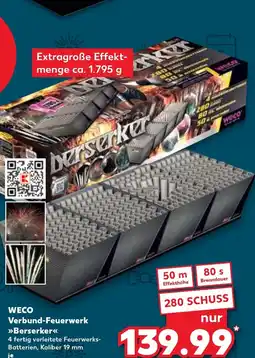 Kaufland WECO Verbund Feuerwerk Berserker Angebot