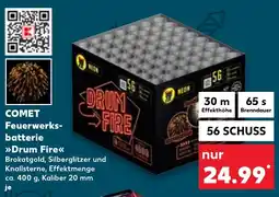Kaufland COMET Feuerwerksbatterie Drum Fire Angebot