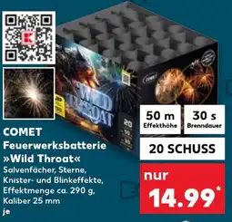 Kaufland COMET Feuerwerksbatterie Wild Throat Angebot