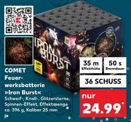 Kaufland COMET Feuerwerksbatterie Iron Burst Angebot