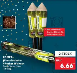 Kaufland COMET Wunschraketen Rocket Wishes Angebot