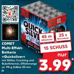 Kaufland COMET Multi-Effekt Batterie Quicksilver Angebot