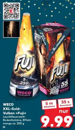 Kaufland WECO XXL-Gold Vulkan Fuji Angebot