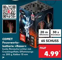Kaufland COMET Feuerwerksbatterie Raxor Angebot