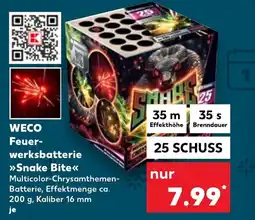 Kaufland WECO Feuerwerksbatterie Snake Bite Angebot