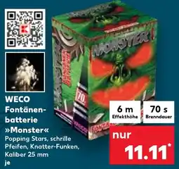 Kaufland WECO Fontänenbatterie Monster Angebot