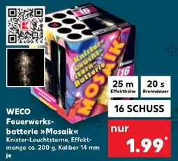 Kaufland WECO Feuerwerksbatterie Mosaik Angebot