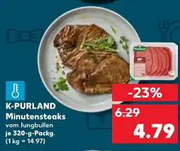 Kaufland K-PURLAND Minutensteaks Angebot