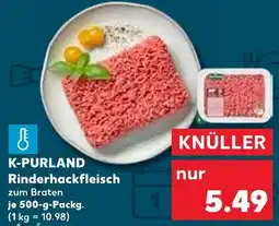Kaufland K-PURLAND Rinderhackfleisch Angebot