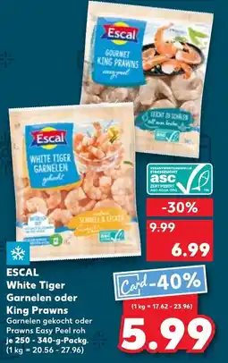 Kaufland ESCAL White Tiger Garnelen oder King Prawns Angebot