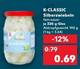 Kaufland K-CLASSIC Silberzwiebeln Angebot