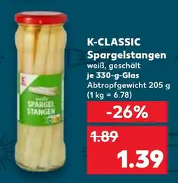 Kaufland K-CLASSIC Spargelstangen Angebot