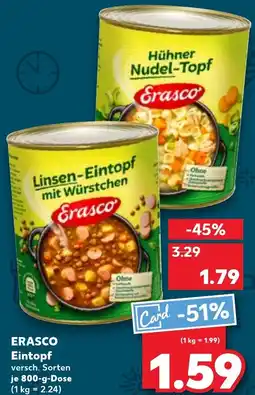 Kaufland ERASCO Eintopf Angebot