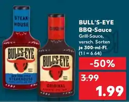 Kaufland BULL'S-EYE BBQ Sauce Angebot