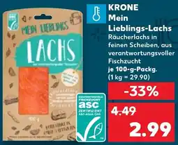 Kaufland KRONE Mein Lieblings-Lachs Angebot