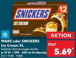 Kaufland MARS oder SNICKERS Ice Cream XL Angebot