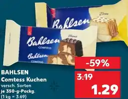 Kaufland BAHLSEN Comtess Kuchen Angebot