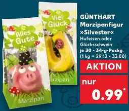 Kaufland GÜNTHART Marzipanfigur Silvester Angebot