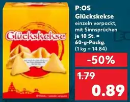 Kaufland P:OS Glückskekse Angebot