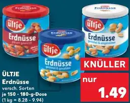 Kaufland ÜLTJE Erdnüsse Angebot