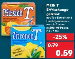 Kaufland MEIN T Erfrischungsgetränk Angebot