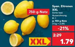 Kaufland Span. Zitronen XXL Angebot