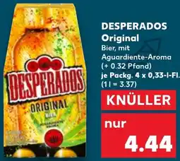 Kaufland DESPERADOS Original Angebot