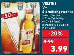 Kaufland VELTINS V+ Biermischgetränke Angebot