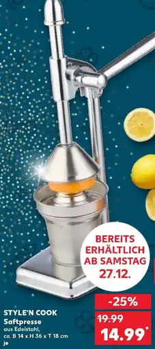 Kaufland STYLE'N COOK Saftpresse Angebot