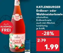 Kaufland KATLENBURGER Erdbeer- oder Waldmeisterbowle Angebot