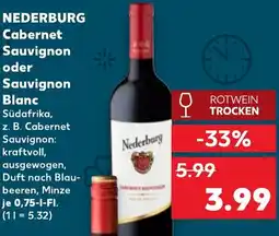 Kaufland NEDERBURG Cabernet Sauvignon oder Sauvignon Blanc Angebot