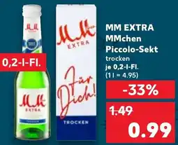 Kaufland MM EXTRA MMchen Piccolo-Sekt Angebot