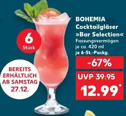 Kaufland BOHEMIA Cocktailgläser Bar Selection Angebot