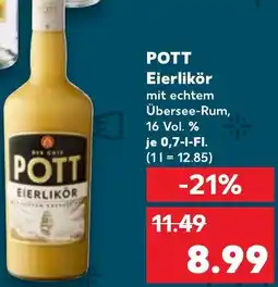 Kaufland POTT Eierlikör Angebot