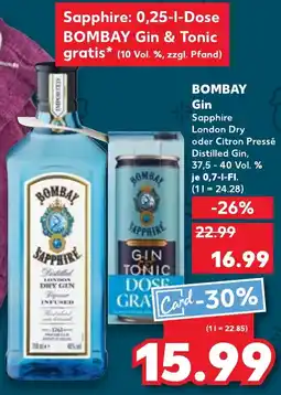 Kaufland BOMBAY Gin Angebot