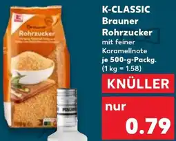 Kaufland K-CLASSIC Brauner Rohrzucker Angebot