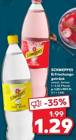 Kaufland SCHWEPPES Erfrischungsgetränk Angebot