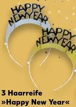 Kaufland 3 Haarreife Happy New Year Angebot