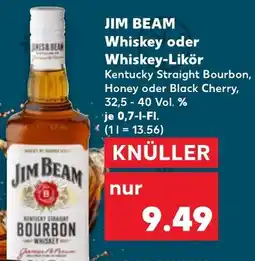 Kaufland JIM BEAM Whiskey oder Whiskey-Likör Angebot