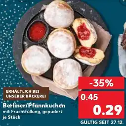 Kaufland Berliner/Pfannkuchen Angebot