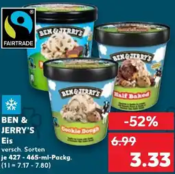 Kaufland BEN & JERRY'S Eis Angebot