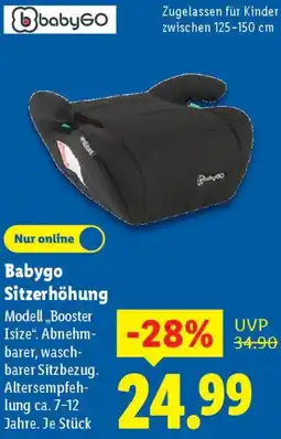 Lidl Babygo Sitzerhöhung Angebot